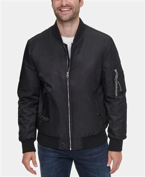 jaket calvin klein original|calvin klein flight jacket.